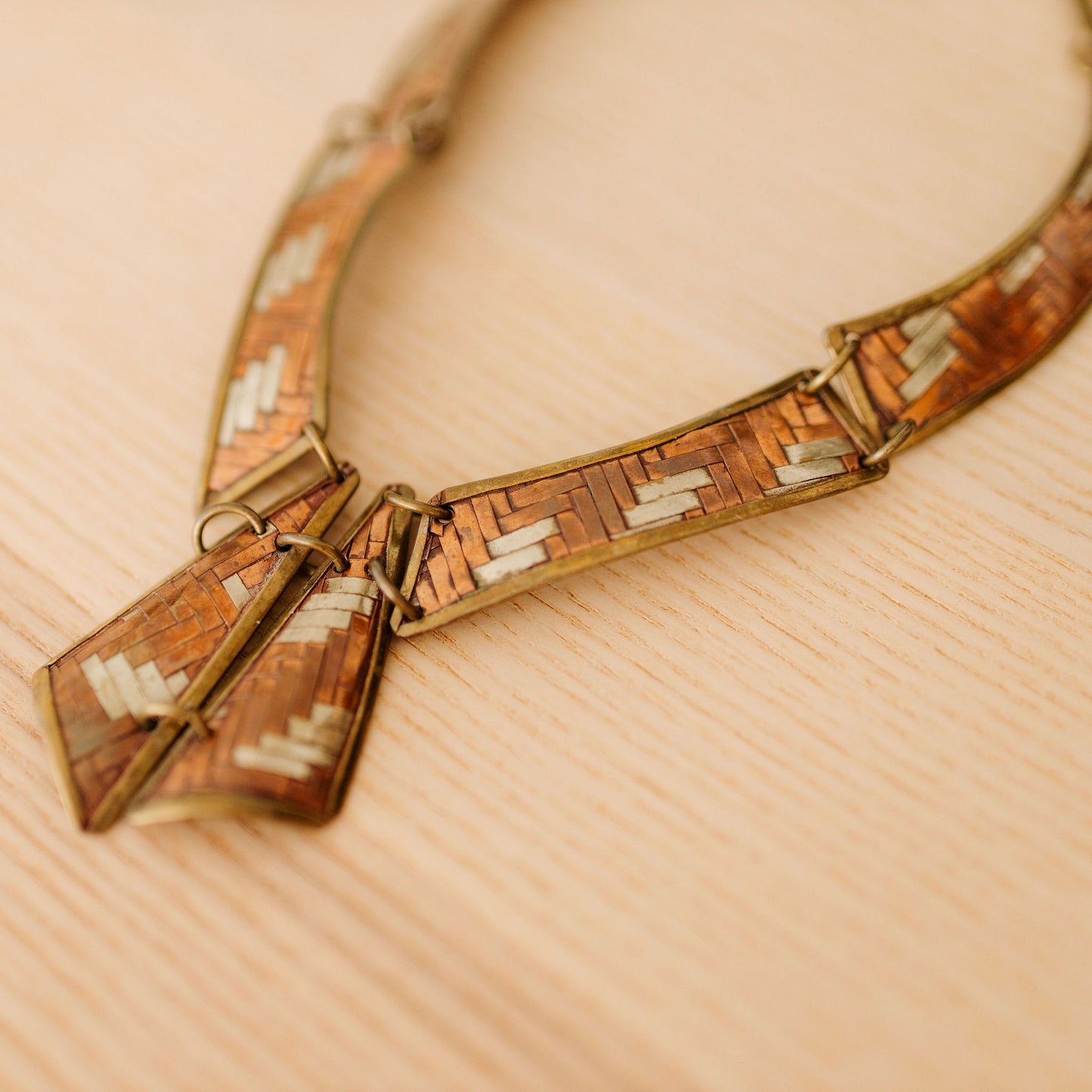 Vintage Artisan Brutalist Necklace