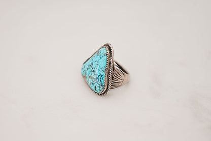 Large Vintage Turquoise Statement Ring