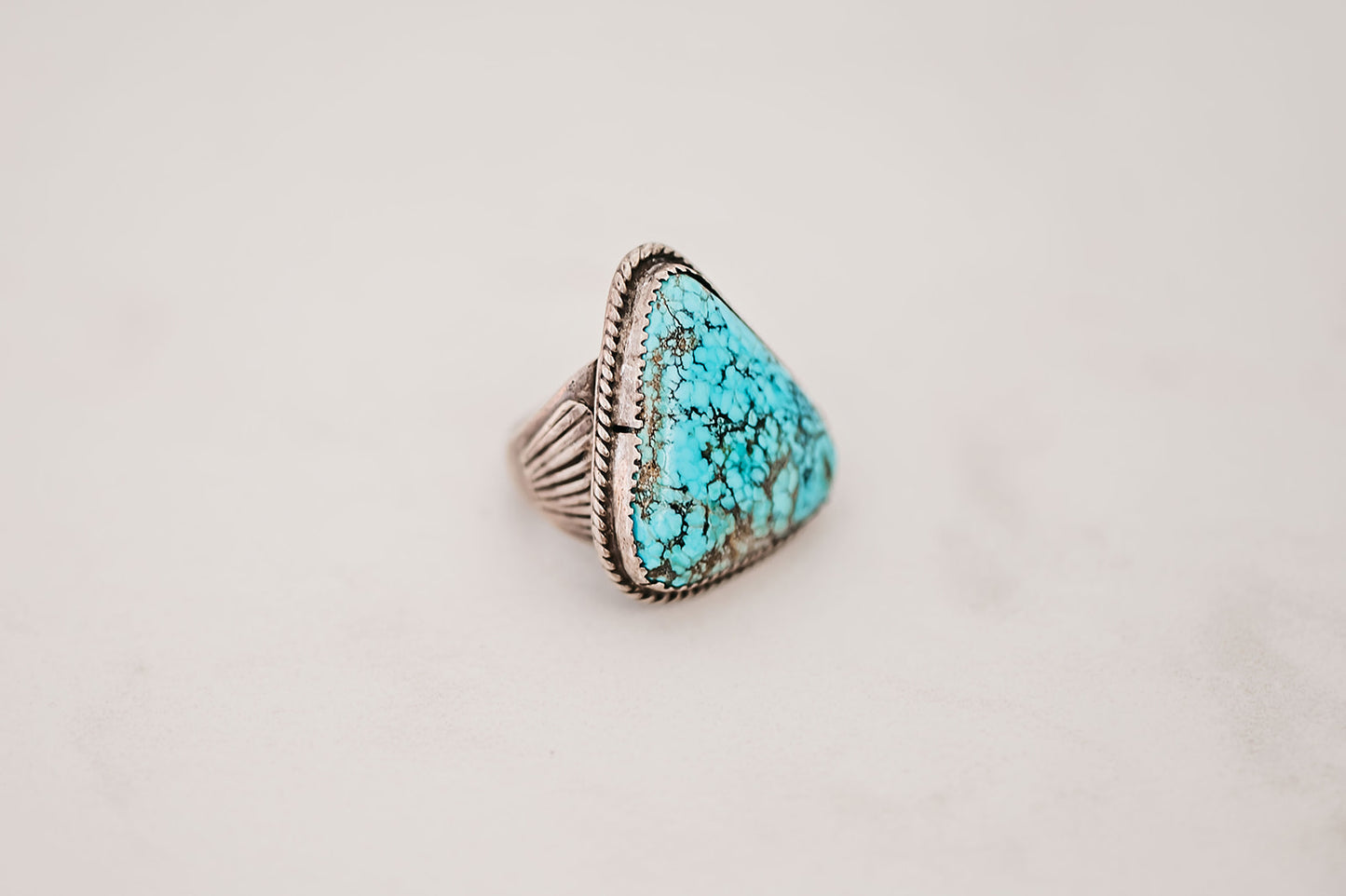 Large Vintage Turquoise Statement Ring